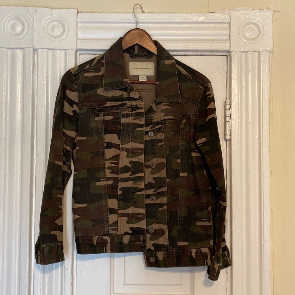 Anthropologie Pilcro Denim Jacket in Camouflage